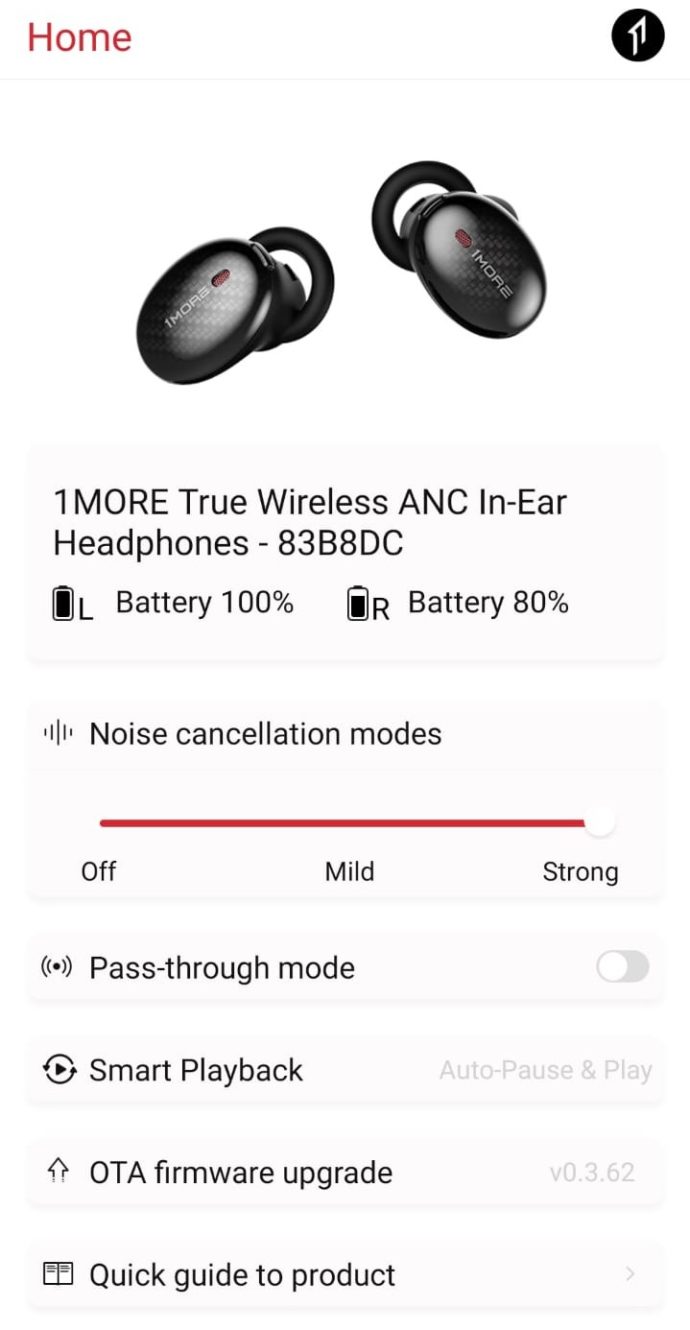 1MORE True Wireless ANC IEM